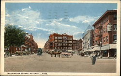 Washington Square Haverhill, MA Postcard Postcard