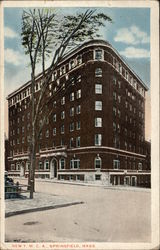 New Y.M.C.A Springfield, MA Postcard Postcard