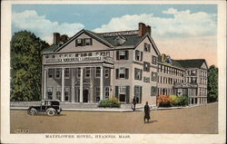 Mayflower Hotel Hyannis, MA Postcard Postcard