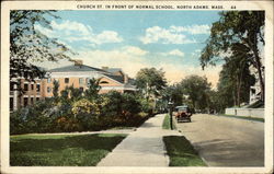 Church Street in front of Normal School Postcard