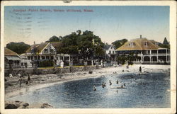 Juniper Point Beach, Salem Willows Postcard