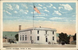 Federal Building Raton, NM Postcard Postcard