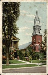 St. Michael's Cathedral and St. Lukes Sanitarium Postcard