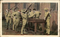 Cleaning Rifles Postcard