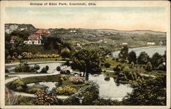 Glimpse of Eden Park Postcard