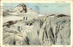 Elliot Glacier on Cooper Spur Mount Hood, OR Postcard Postcard