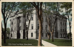 Saline County Court House Postcard