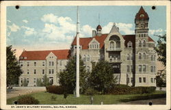 St. John's Military School Salina, KS Postcard Postcard