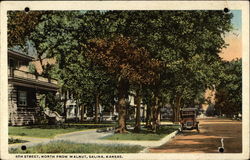 8th Street, North from Walnut Postcard