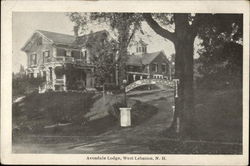 View of Avondale Lodge Postcard