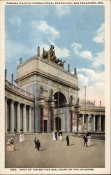 Panama-Pacific International Exposition, Arch of the Setting Sun, Court of the Universe Postcard