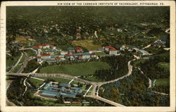 Air View of the Carnegie Institute of Technology Pittsburgh, PA Postcard Postcard