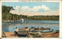 Chenango Valley Park Postcard