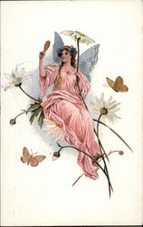 Girl Fairy in Daisy's Fantasy Postcard Postcard