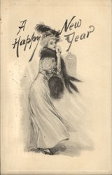 A Happy New Year Postcard