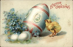 Easter Greetings Postcard