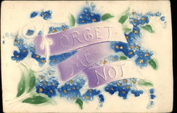 Forget-Me-Not Flowers Postcard