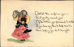 Don't Let This Surprise You - Hand Drawn Postcard Postcard