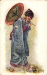 Miss Dainty Women Postcard Postcard