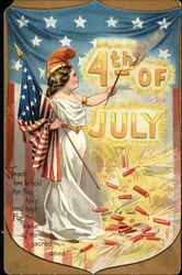 Happy 4th of July Postcard