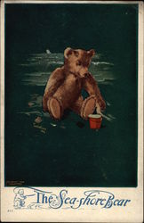 The Sea-shore Bear Postcard