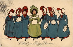 To Wish You a Happy Christmas Children Postcard Postcard