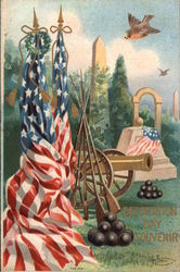 American Decoration Day Souvenir Postcard