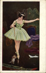 Teasing - Ballerina Postcard