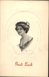 Good Luck Women Postcard Postcard