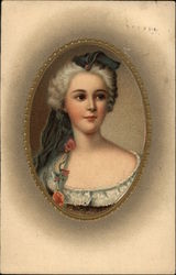 Cameo of Woman Postcard