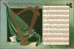 St. Patrick's Day Greetings - Wearing of the Green Postcard Postcard