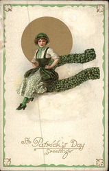 St. Patrick's Day Greetings Postcard Postcard