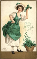 The Top of the Morning to You St. Patrick's Day Postcard Postcard