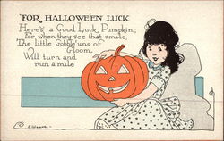 For Halloween Luck Postcard Postcard