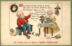 To Wish You a Right Merry Christmas Postcard