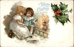 A Happy Christmas to You Children Postcard Postcard