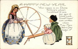 A Happy New Year Children Postcard Postcard