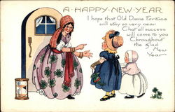 A Happy New Year Postcard