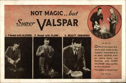 Not Magic ... But Super Valspar Advertising Postcard Postcard