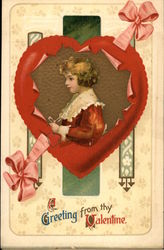 A Greeting from thy Valentine Postcard