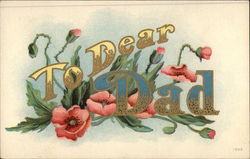 To Dear Dad To My Dear... Postcard Postcard