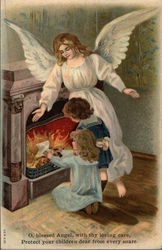 O, blessed Angel, with Thy Loving Care Postcard