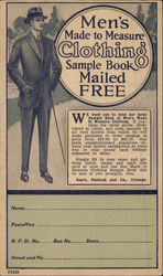 Men's Made to Measure Clothing Postcard