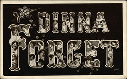 Dinna Forget Postcard