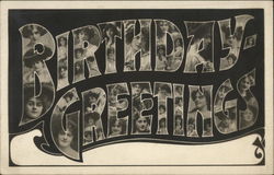 Birthday-Greetings Postcard