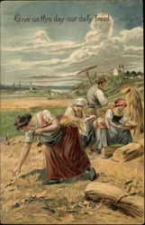 Give Us This Day Our Daily Bread Postcard