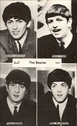 The Beatles Celebrities Postcard Postcard