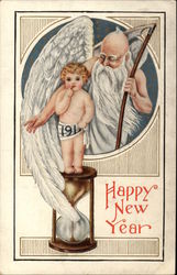 Happy New Year Postcard