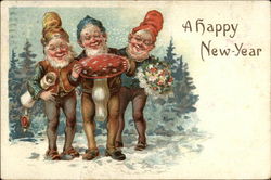 A Happy New Year Postcard