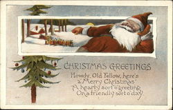 Christmas Greetings Postcard